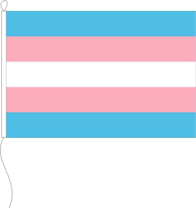 Transgender - Querformatflagge