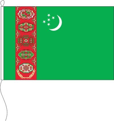 Turkmenistan - Querformatflagge