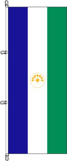 Baschkirien (Russland) - Hochformatflagge