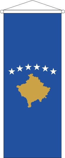Kosovo - Bannerfahne