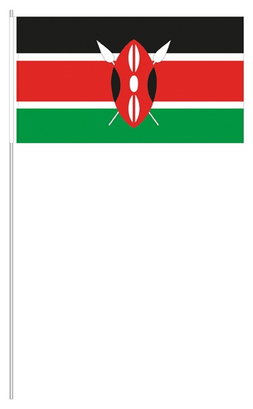 Kenia (1 VE = 50 Stück) - Papierfahnen