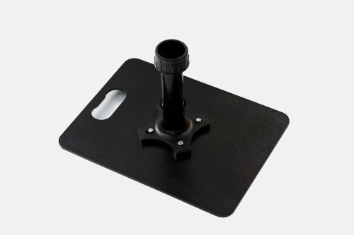 Bodenplatte Metall 6 kg mit Kunststoffrotator