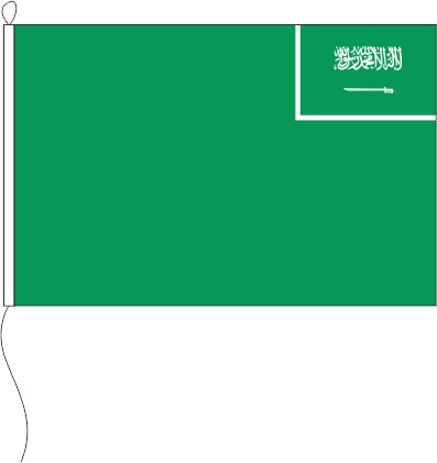 Saudi Arabien Handelsflagge - Querformatflagge