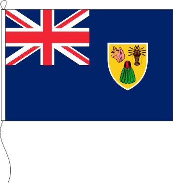 Turks- und Caicos - Inseln - Querformatflagge