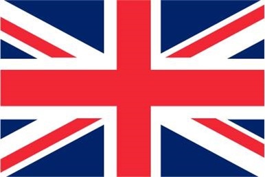 Großbritannien - Autofahne