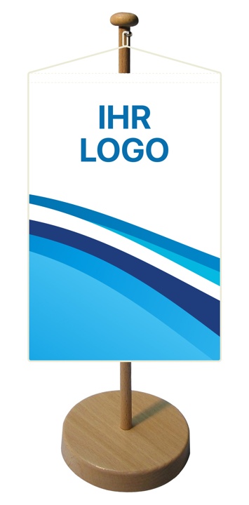 Logo Tischbanner rechteckig - Tischbanner