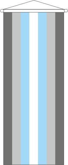 Demiboy Pride - Bannerfahne