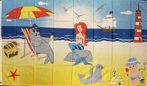 Moin Moin Meerjungfrau - preiswerte Alternative: 150 x 90 cm