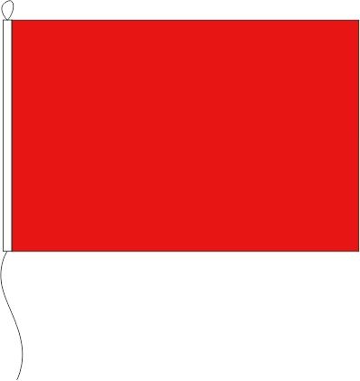 Farbe rot - Querformatflagge