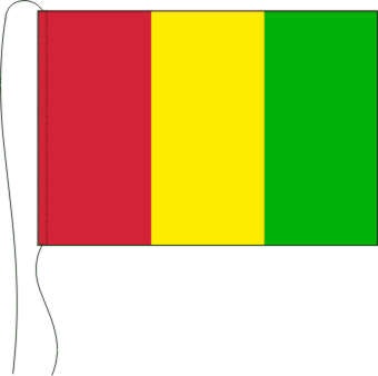Guinea - Tischflagge 25 x 15 cm