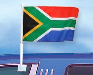 Südafrika Autoflagge - Autofahne