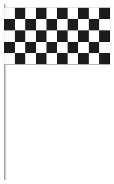Start/Ziel (1 VE = 50 Stück) - Papierfahnen