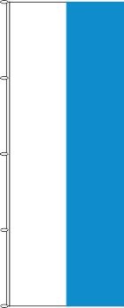 Bayern weiß-blau ohne Wappen - Hochformatflagge