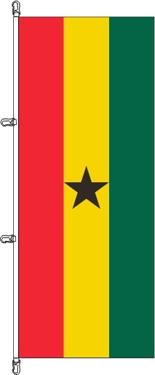 Ghana - Hochformatflagge