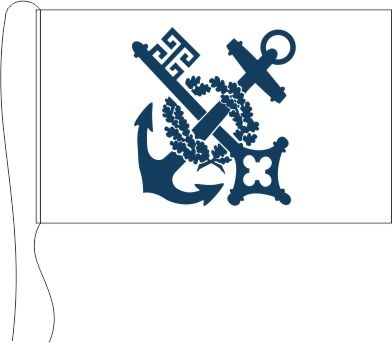 Norddeutscher Lloyd - Tischflagge 25 x 15 cm