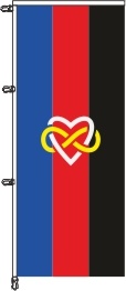 Polyamorie Pride unendlich - Auslegerflagge