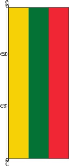 Litauen - Hochformatflagge