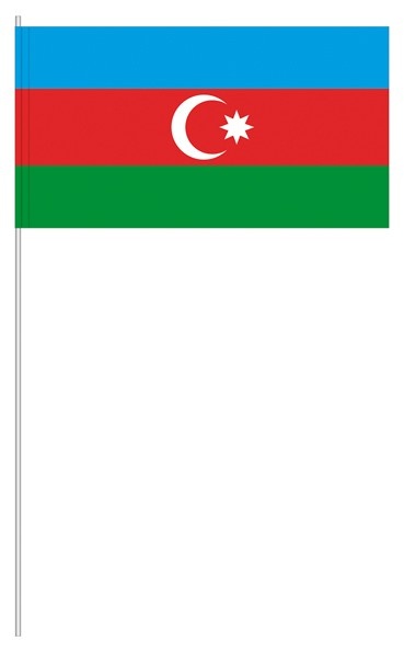Aserbaidschan (1 VE = 50 Stück) - Papierfahnen