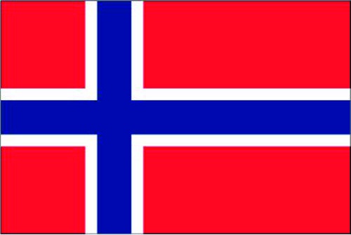 Norwegen - Autofahne