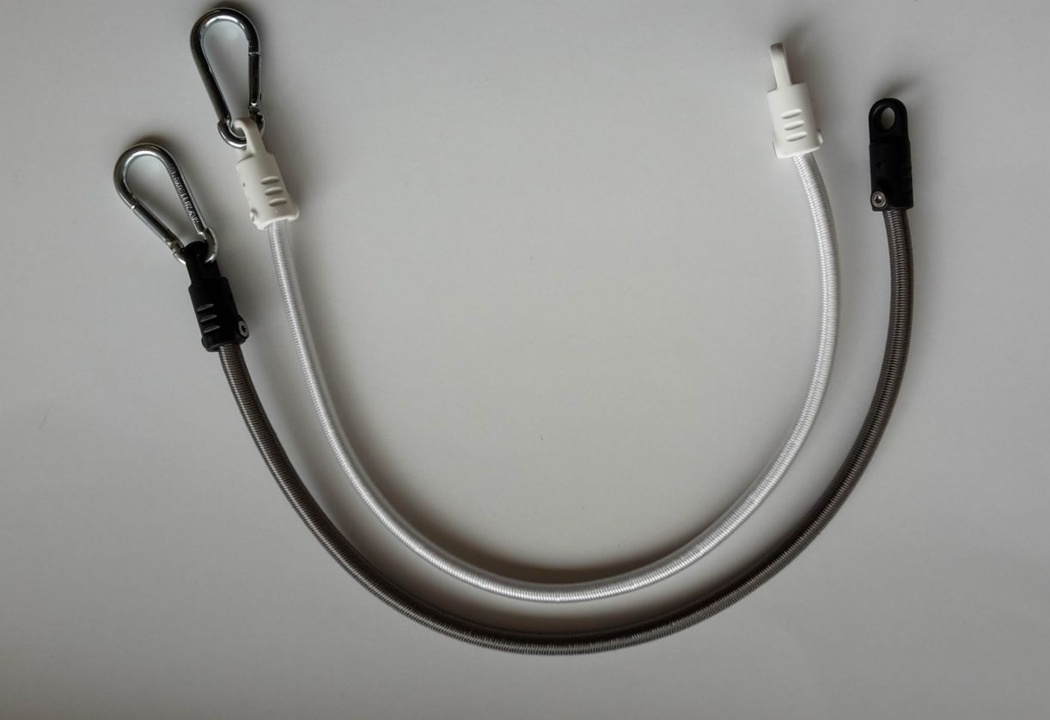 Schlaufenband grau ca. 47 cm lang, bis Ø 90/100 mm