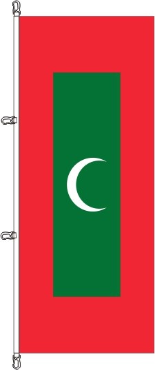 Malediven - Hochformatflagge