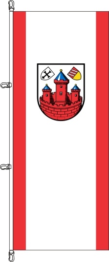 Rotenburg Wümme Stadtwappen - Hochformatflagge