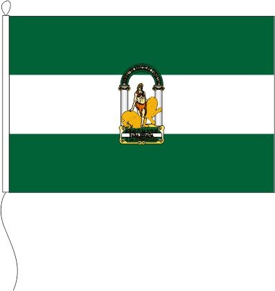Andalusien (Spanien) - Querformatflagge