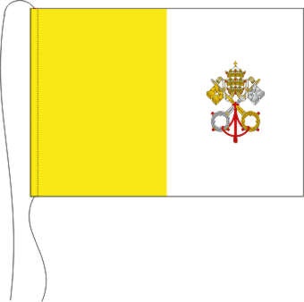 Vatikan - Tischflagge 25 x 15 cm