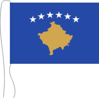 Kosovo - Tischflagge 25 x 15 cm