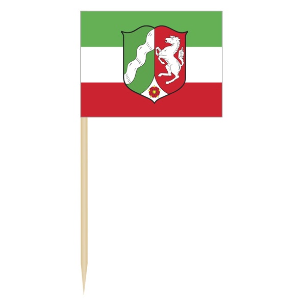 Nordrhein-Westfalen mit Dienstwappen (1 VE = 50 Stück) - Käsepicker