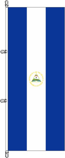 Nicaragua - Hochformatflagge