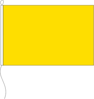 Farbe gelb - Querformatflagge