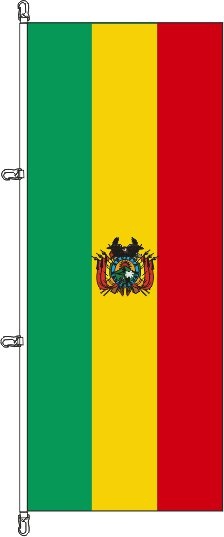 Bolivien - Hochformatflagge