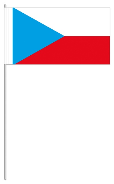 Tschechische Republik (1 VE = 50 Stück) - Papierfahnen