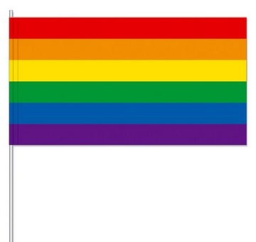 Regenbogen (1 VE = 50 Stück) - Papierfahnen