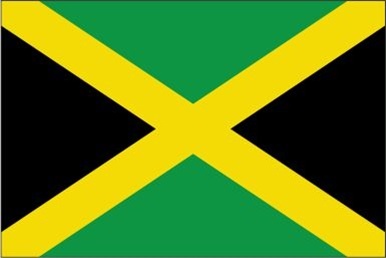Jamaika - Autofahne