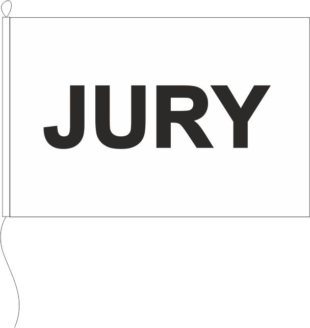 Jury Regatta - Querformatflagge