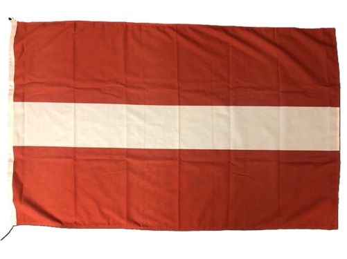 Lettland - Restposten - Querformatflagge