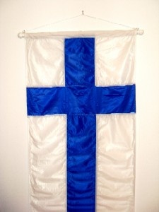Finnland - einmal benutzter Indoorbanner - Banner