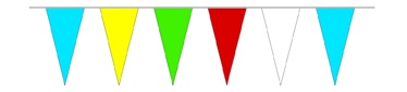 Wimpelkette bunt 4 m - WI