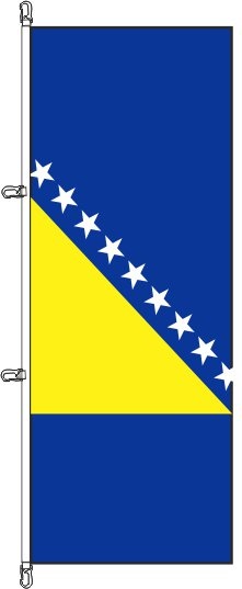 Bosnien-Herzegowina - Hochformatflagge
