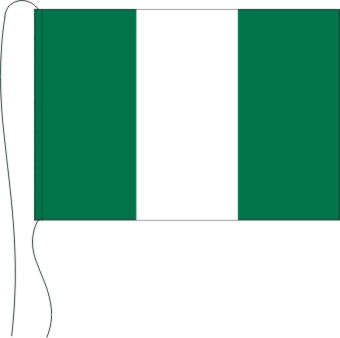 Nigeria - Tischflagge 25 x 15 cm