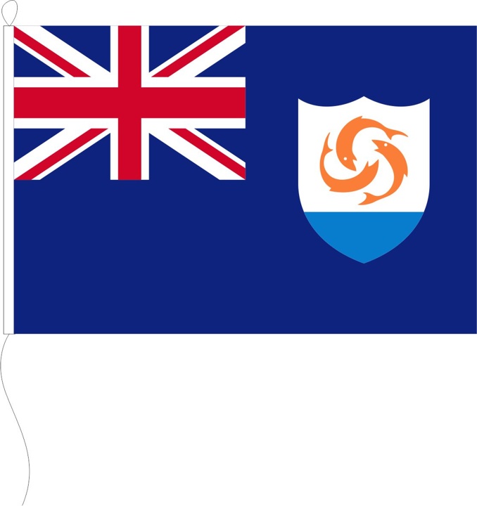 Anguilla - Tischflagge 15 x 10 cm