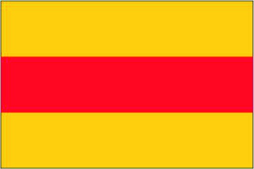 Baden ohne Wappen - Autofahne