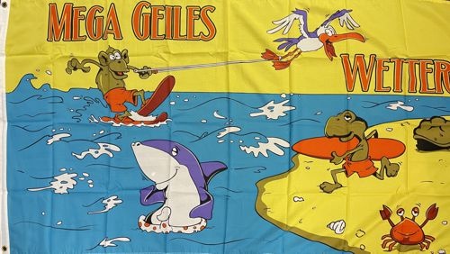 Mega Geiles Wetter - preiswerte Alternative: 150 x 90 cm