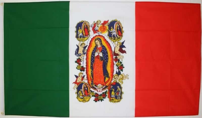 Lady of Guadeloupe - preiswerte Alternative: 150 x 90 cm