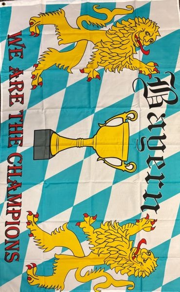 Bayern we are the champions - preiswerte Alternative: 150 x 90 cm