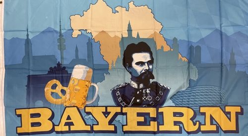 Bayern mit  König Ludwig (1) - preiswerte Alternative: 150 x 90 cm