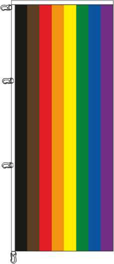 Alternative Regenbogen - Auslegerflagge