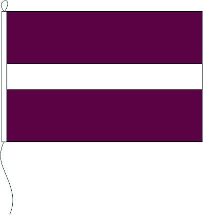 Lettland - Tischflagge 15 x 10 cm